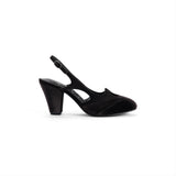 Kathryn Vintage Slingbacks (Dark Shadow)