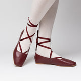 Bronte Slippers (Black Cherry)