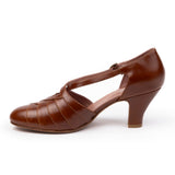 Melrose Vintage Pumps (Walnut)