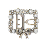 Pearl Buckles (Antique Gold)