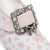 Pearl Buckles (Antique Gold)