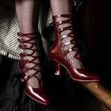 Cleo Edwardian Boots (Pale Gold)