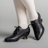 Londoner Edwardian Oxfords Wide (Black)