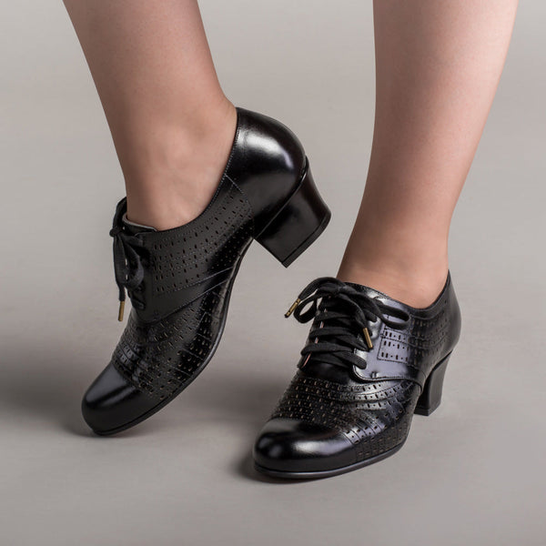 Mid heel oxford shoes discount
