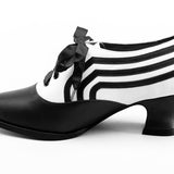 Bernadette Edwardian Oxfords (Navy/Ivory)