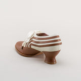 Bernadette Edwardian Oxfords (Tan/Ivory)