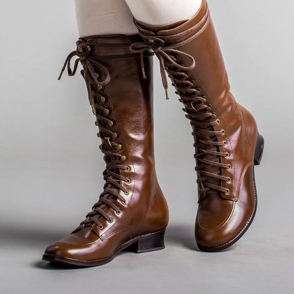 Retro knee high boots online