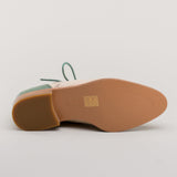 Gladys Vintage Cap Toe Oxfords (Sage/Buff)