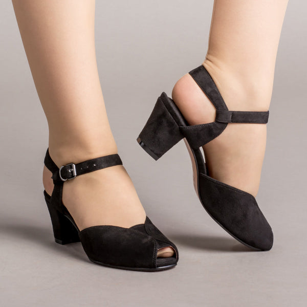 Retro sandals heels top