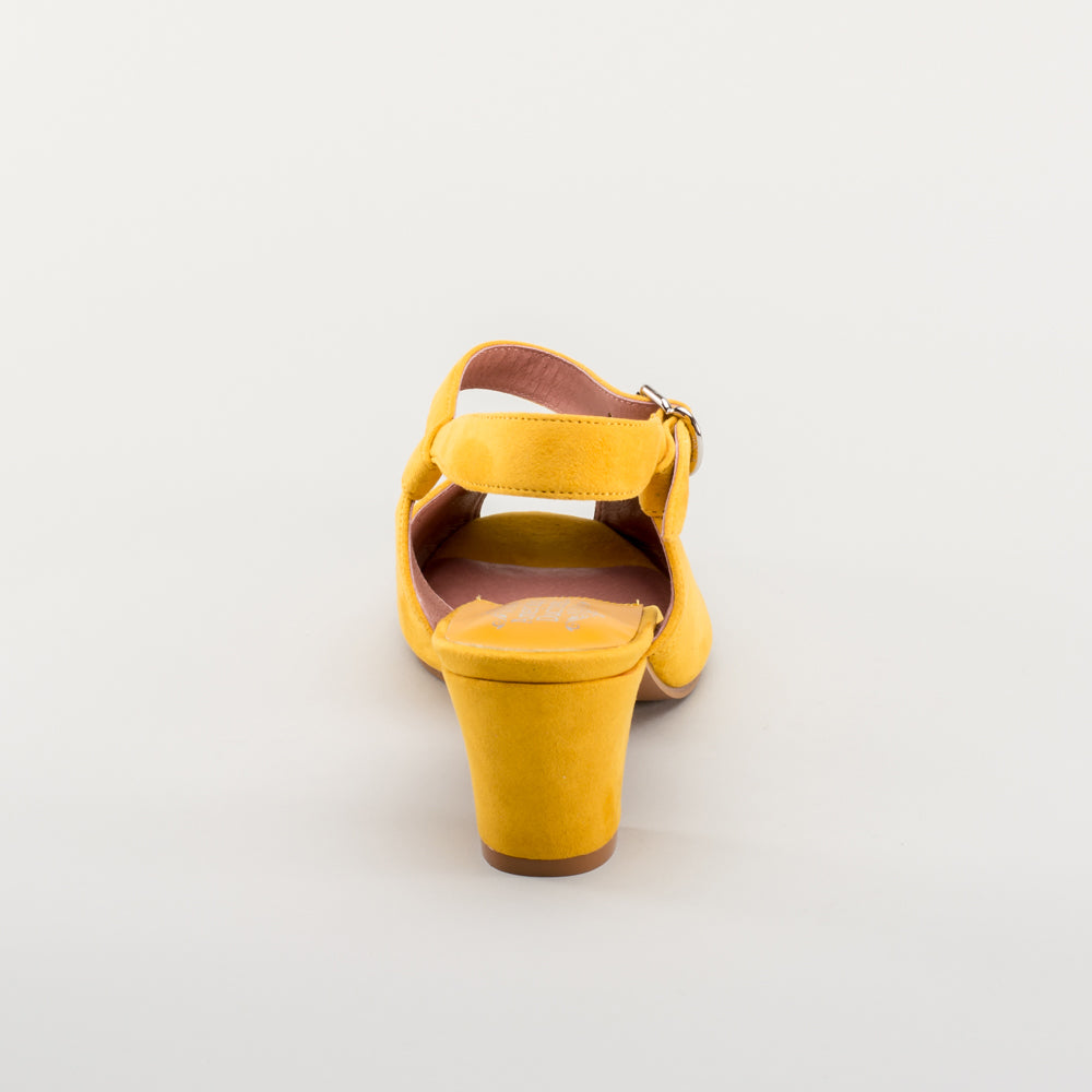 American Duchess United Kingdom Lido Women s Vintage Sandals Yellow