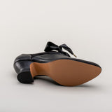 Lucille Edwardian Oxfords (Black/Black)