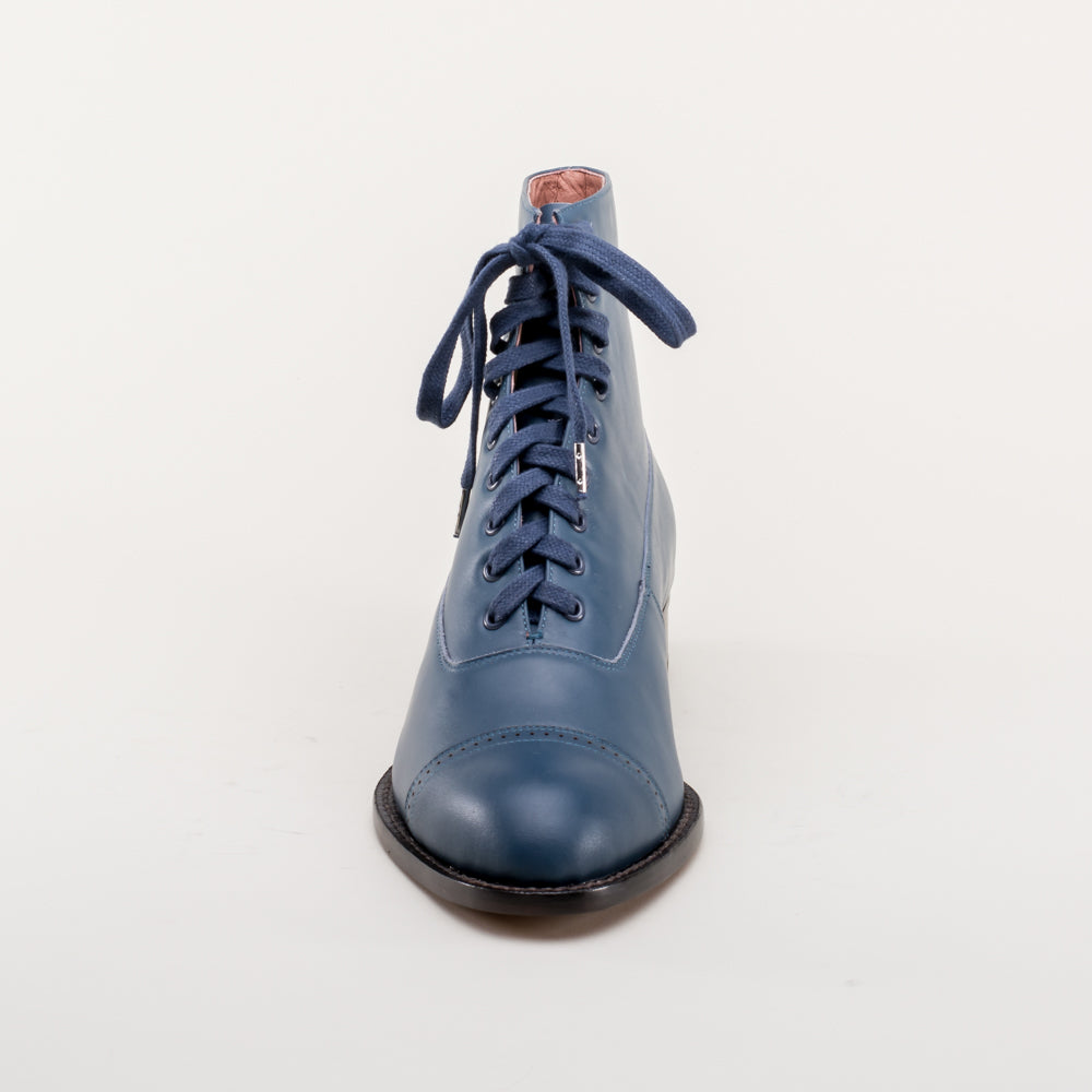 Rainey Women s Vintage Lace Up Boots Blue